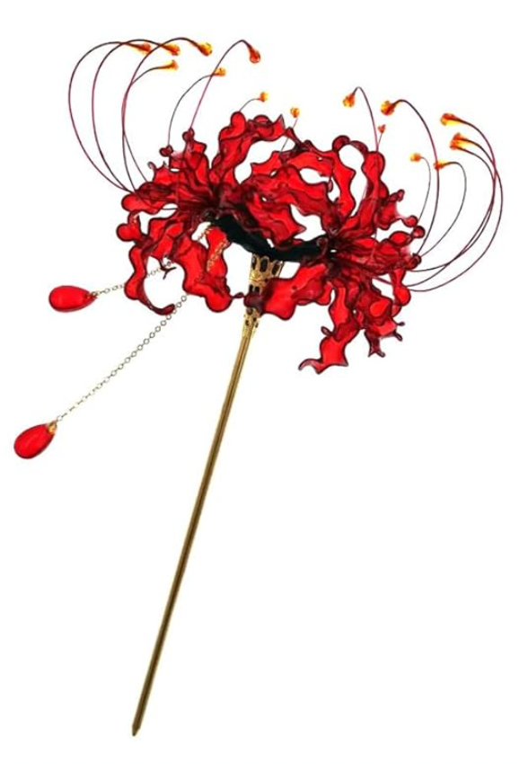 Handmade SpiderLilly Slayer HairPins